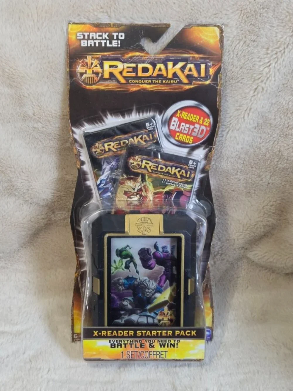 Redakai Conquer The Kairu X-Reader Starter Pack Includes 22 Cards NEW SEALED